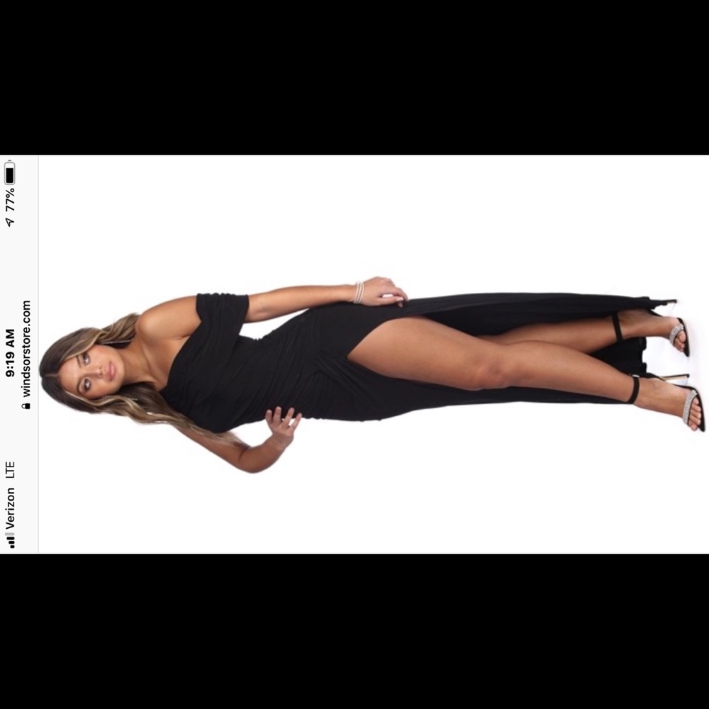 Windsor Store Kaleigh Off Shoulder Dress